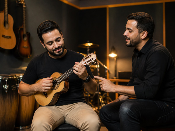 Aula de Cavaco na Musicando Vila Maria