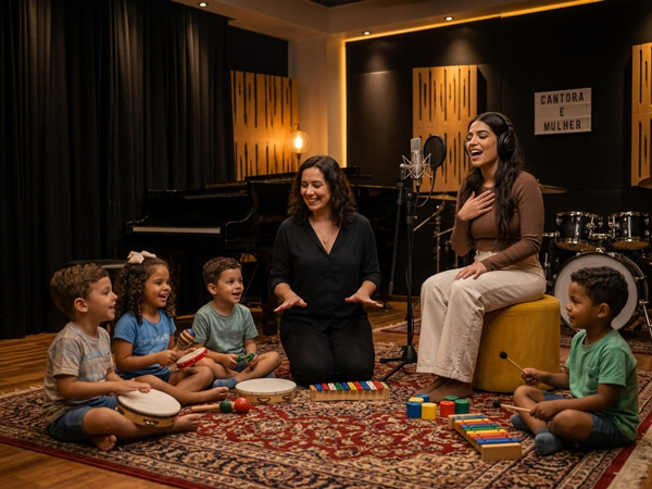 Aula de Musicalização Infantil na Musicando Vila Maria